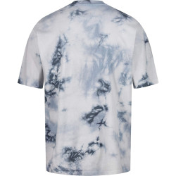 Re:Covered NFL Patriots Go Pats Dark Blue Tie Dye Relaxed T-Shirt