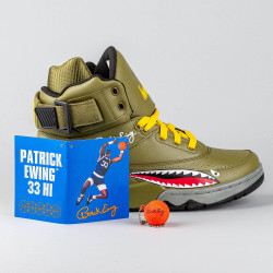 EWING 33 HI X “KOOL G.I. RAP”olive/red