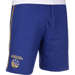 New Era Kraťasy Nba Stripe Piping Short Golden State Warriors Blue