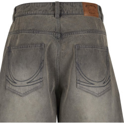 Džínsové kraťasy Karl Kani OG Washed Relaxed Baggy Jorts šedé