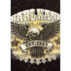 Karl Kani Woven Signature Washed Eagle Tee black