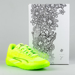 Basketbalové tenisky Puma wmns Stewie 3 Team Shoe Green Glare/Galactic Grey