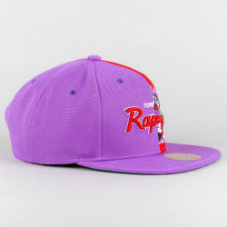 Mitchell & Ness SPLIT CROWN SNAPBACK HWC TORONTO RAPTORS Purple