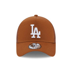 New Era MLB LA Dodgers League Essential Brown Trucker Cap