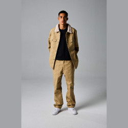 Grimey X Sk8Land Canvas Regular Pants Brown