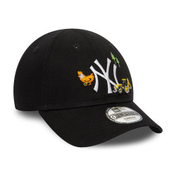 NEW ERA MLB New York Yankees Toddler Icon Black 9FORTY Adjustable Cap