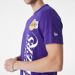 New Era NBA LA Lakers NBA Team Colour Purple T-Shirt Purple