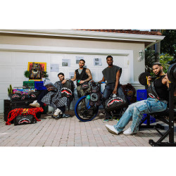 Batoh Sprayground Dripping Sharks In Paris Thunderdrip Moneybear Teddy Bear Backpack Black