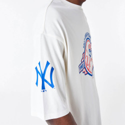 NEW ERA New York Yankees MLB Anniversary White Oversized T-Shirt