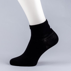 Peak Medium Cut Socks Black