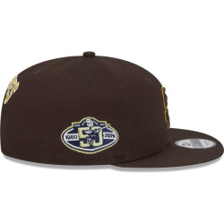 Šiltovka New Era 950 MLB San Diego Padres Side Patch Brown 9Fifty Snapback Cap hnedá