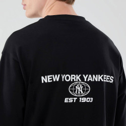 Tričko NEW ERA New York Yankees MLB Logo Graphic Black Oversized T-Shirt čierne