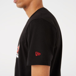 New Era tričko NBA Seasonal Infill Tee Chicago Bulls Black