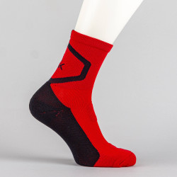 Basketbalové ponožky PEAK Basketball Pro Socks červeno-čierne