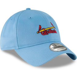 New Era 920 Mlb St. Louis Cardinals New Era Light Blue Cooperstown Collection Core Classic Replica 9Twenty Adjustable Hat Pastel Blue