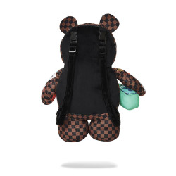 Sprayground Sharks In Paris The Rizz Moneybear Teddybear Backpack Brown