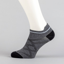 Pánske členkové ponožky PEAK Fashion Anklet tmavosivé