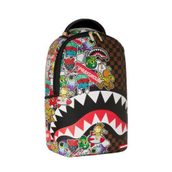 Sprayground Sharks In Stickers Dlxsv (Sticker Bomb) Backpack