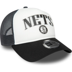 Šiltovka so sieťkou New Era 940 Brooklyn Nets NBA Retro Grey E-Frame Trucker Cap šedá