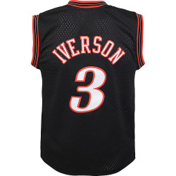 Mitchell & Ness Nba Swingman Jersey Road Philadelphia 76Ers Iverson Allen Black