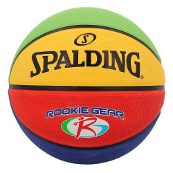 Spalding Rookie Gear Multi Color Rubber Basketball (sz. 4)