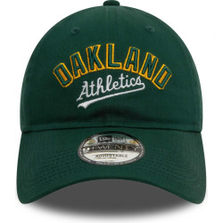 Šiltovka New Era 920 Oakland Athletics MLB Wordmark Dark Green 9TWENTY Adjustable Cap tmavozelená