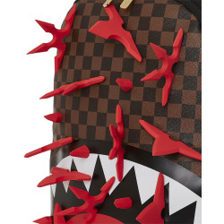 Sprayground Real 3D Ninja Stars Smashed Backpack (Dlxv) Brown