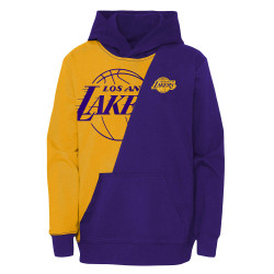 Outer Stuff Unrivaled French Terry Hood Los Angeles Lakers Purple/Yellow