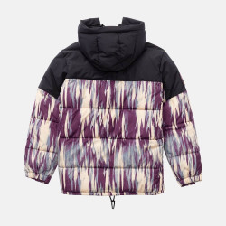 FILA YVES AOP puff jacket desert allover-black