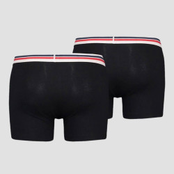 Levis Men Placed Sprtswr Logo Boxer Brief Org 2P Black