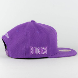 Mitchell & Ness MONOCHROMATIC SNAPBACK HWC MILWAUKEE BUCKS PURPLE