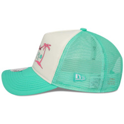 Dámska šiltovka so sieťkou New Era 940W AF TRUCKER Womens Foam Front Mint E-Frame Trucker Cap bledozelená