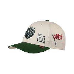 Djinn's 6 Panel TrueFit Cap Anniversary Cream/Green