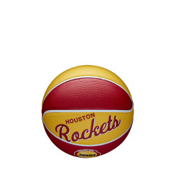 Wilson NBA Team Retro Mini Basketball Houston Rockets (sz. 3)