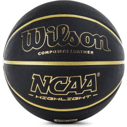 WILSON NCAA HIGHLIGHT 295 BSKT (SZ. 7) BLACK