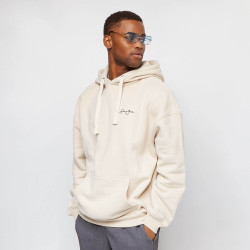 Sean John Script Logo Peached City Backprint Hoodie Beige