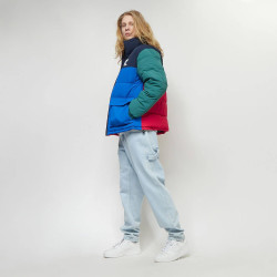 Karl Kani OG Block Puffer Jacket navy/red/blue