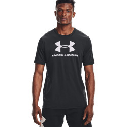 Under Armour Sportstyle Logo Short Sleeve Black