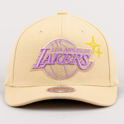 Mitchell & Ness NBA Merch Logo Classic Red Los Angeles Lakers Cream