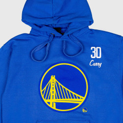 Outer Stuff Distressed Player Hood Golden State Warriors Curry Stephen Blue