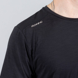 Peak Running Series Knitted T-Shirt Black