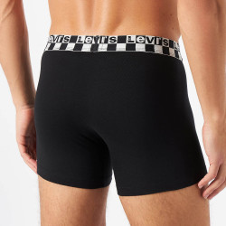 Levis Men Checkerboard Wb Boxer Brief 2P White/Black