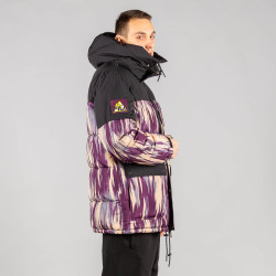 FILA YVES AOP puff jacket desert allover-black