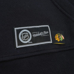 Mitchell & Ness Nhl Big Face 7.0 Fashion Hoodie Chicago Blackhawks Black