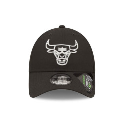 New Era NBA Chicago Bulls Repreve Monochrome Black 9Forty Adjustable Cap Black