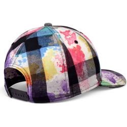 DJINN'S 6 Panel TrueFit Dirty Check Black/Multi