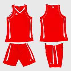 Dámska basketbalová súprava PEAK Basketball Uniform červeno-biela