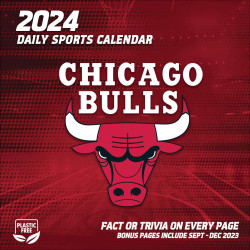 TURNER SPORTS NBA 2024 BOX CALENDAR CHICAGO BULLS