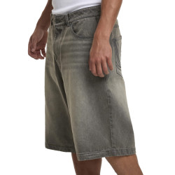 Džínsové kraťasy Karl Kani OG Washed Relaxed Baggy Jorts šedé
