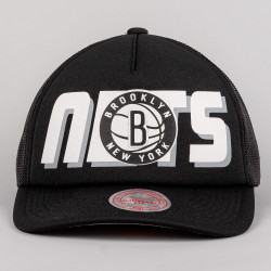Mitchell & Ness NBA Billboard Trucker Snapback Brooklyn Nets Black